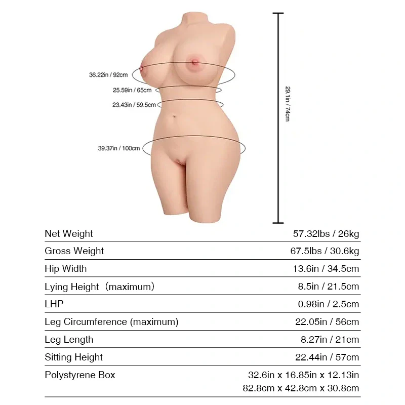 Badd Angel: 57.3LB Busty Blonde Milf Celebrity Sex Doll - Image 4