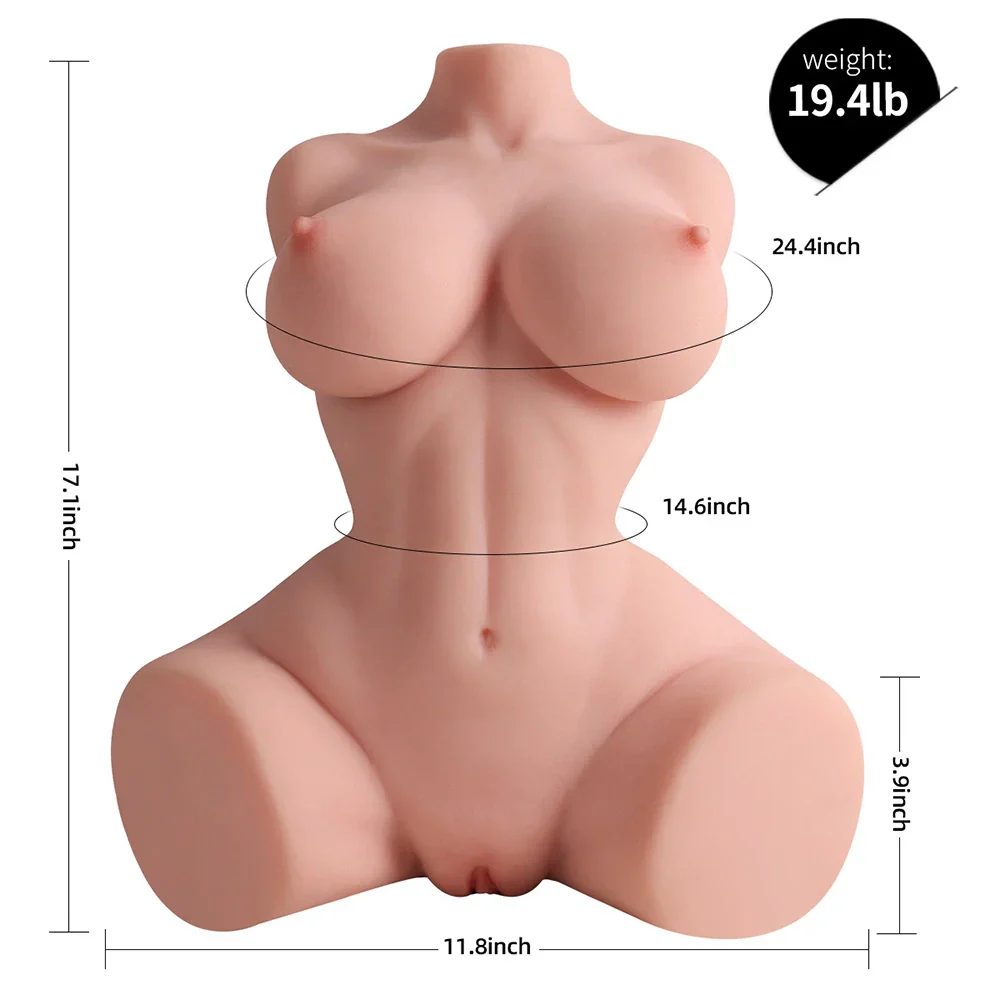 Daisy - 19.4 lbs Lifelike Sexy Female Sex Torso - Image 2