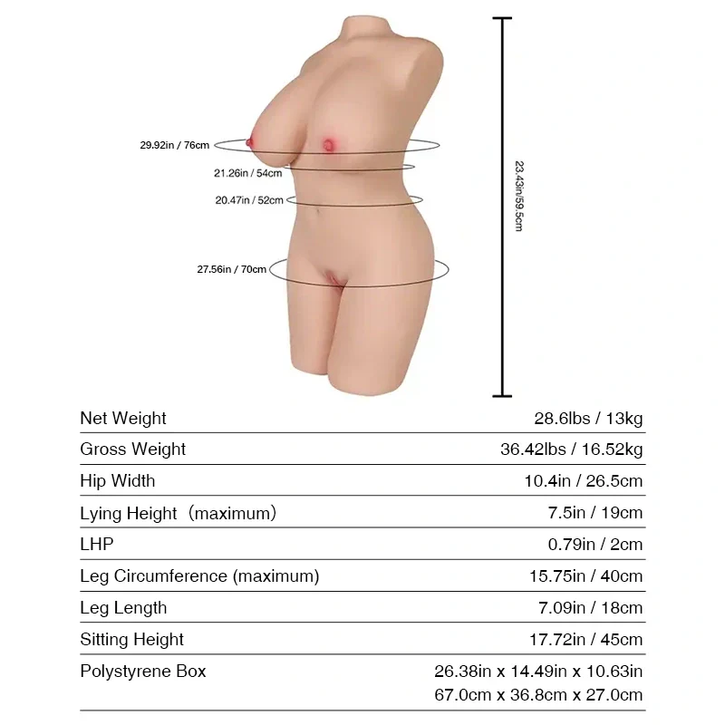 Donna: 28.6LB sexy sex doll male masturbator for beginners - Image 4