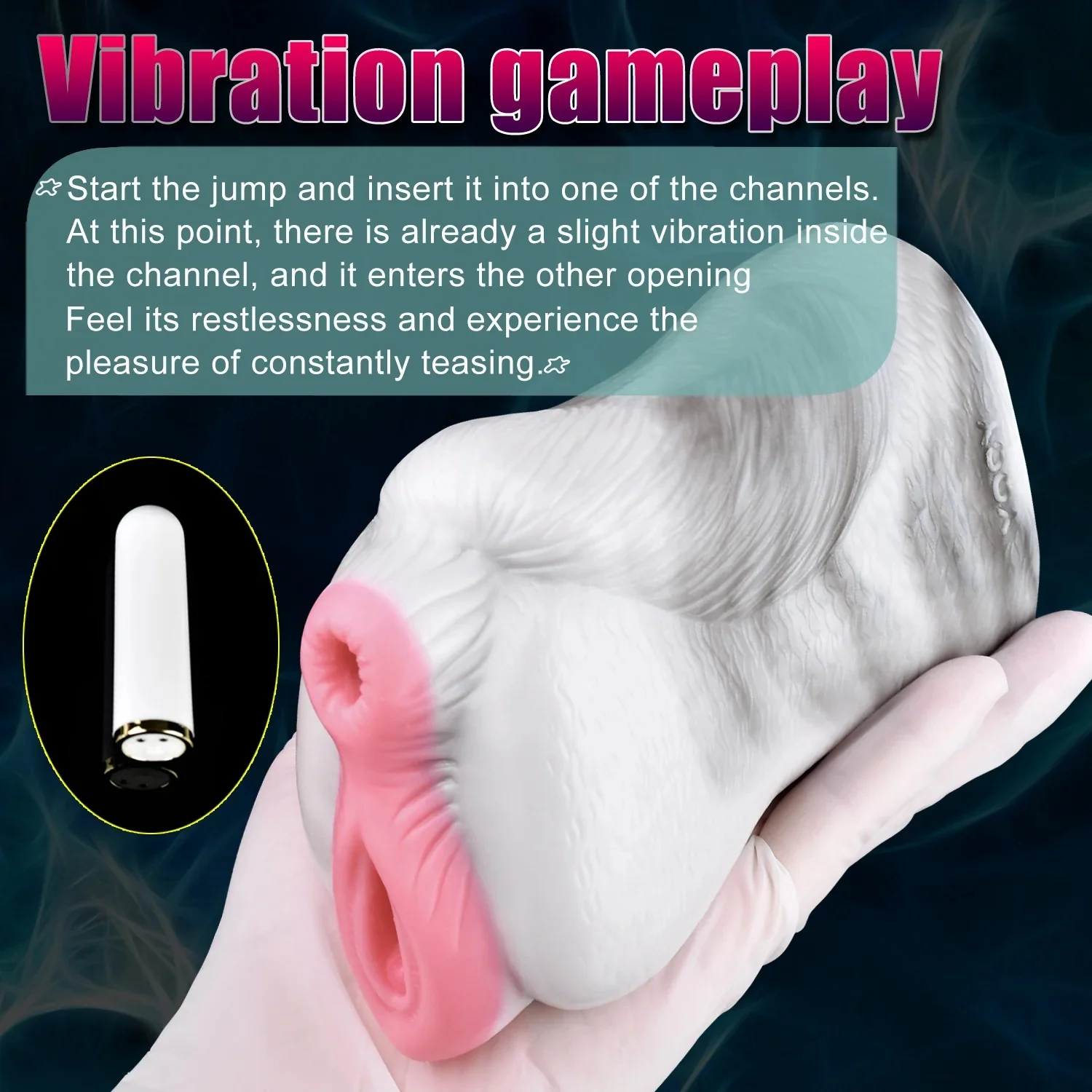 Fantasy Horse Pocket Pussy Male Sex Toy - Pink Vagina Dual Hole - Image 4