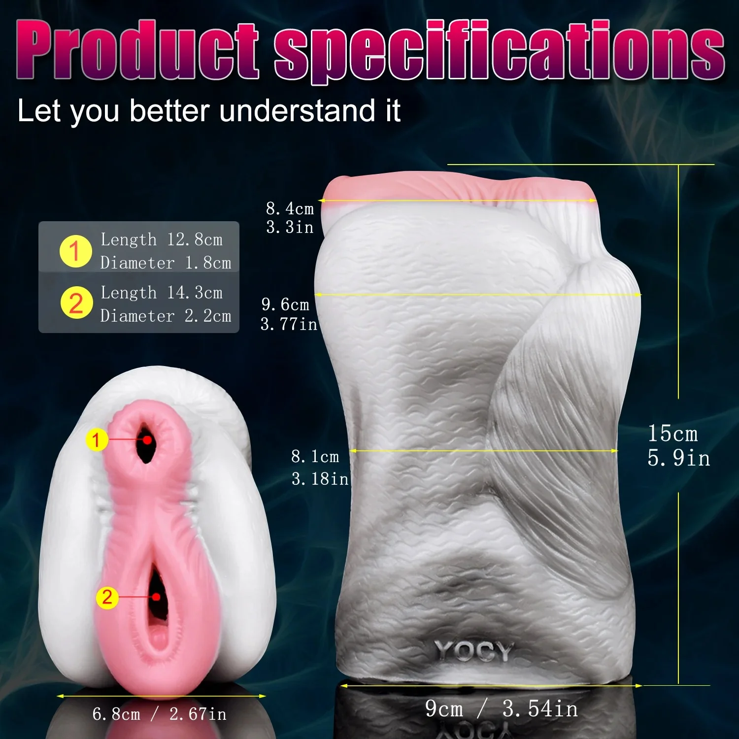 Fantasy Horse Pocket Pussy Male Sex Toy - Pink Vagina Dual Hole - Image 7
