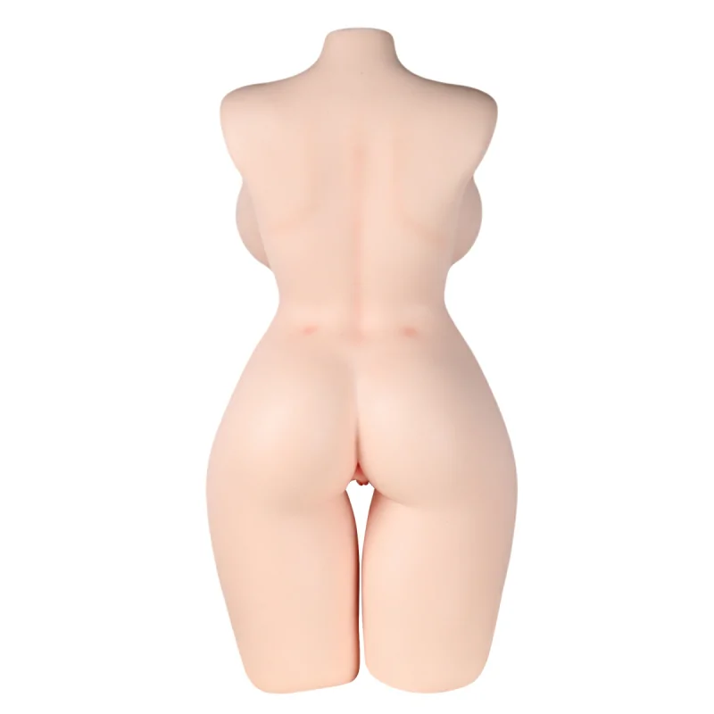 Lauren - 68.34 lbs Super Realistic BBW Silicone Sex Torso with Big Boobs Areola - Image 15