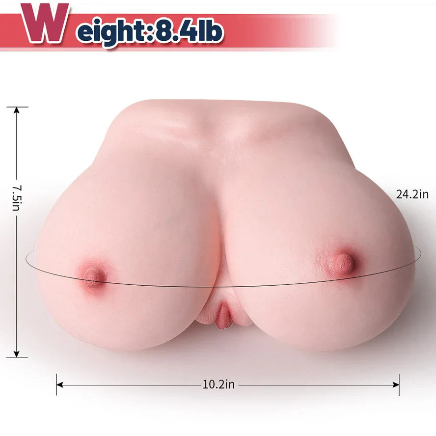 Layla - 8.4 lbs Lifelike Tight Silicone Breasts Vagina Masturbator - Image 2