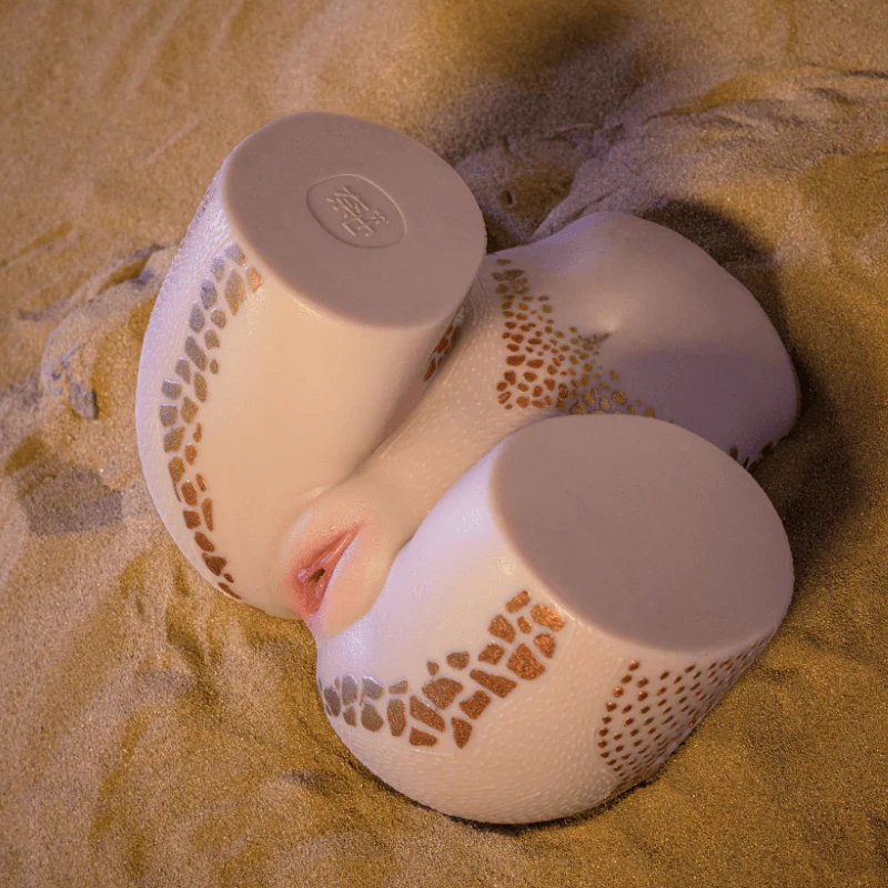 NOT YE!  S16 Pandora Butt 17.6LB Realistic Pocket Pussy Ass Silicone Torso Butt Male Masturbator Gold Blue Skin - Image 4