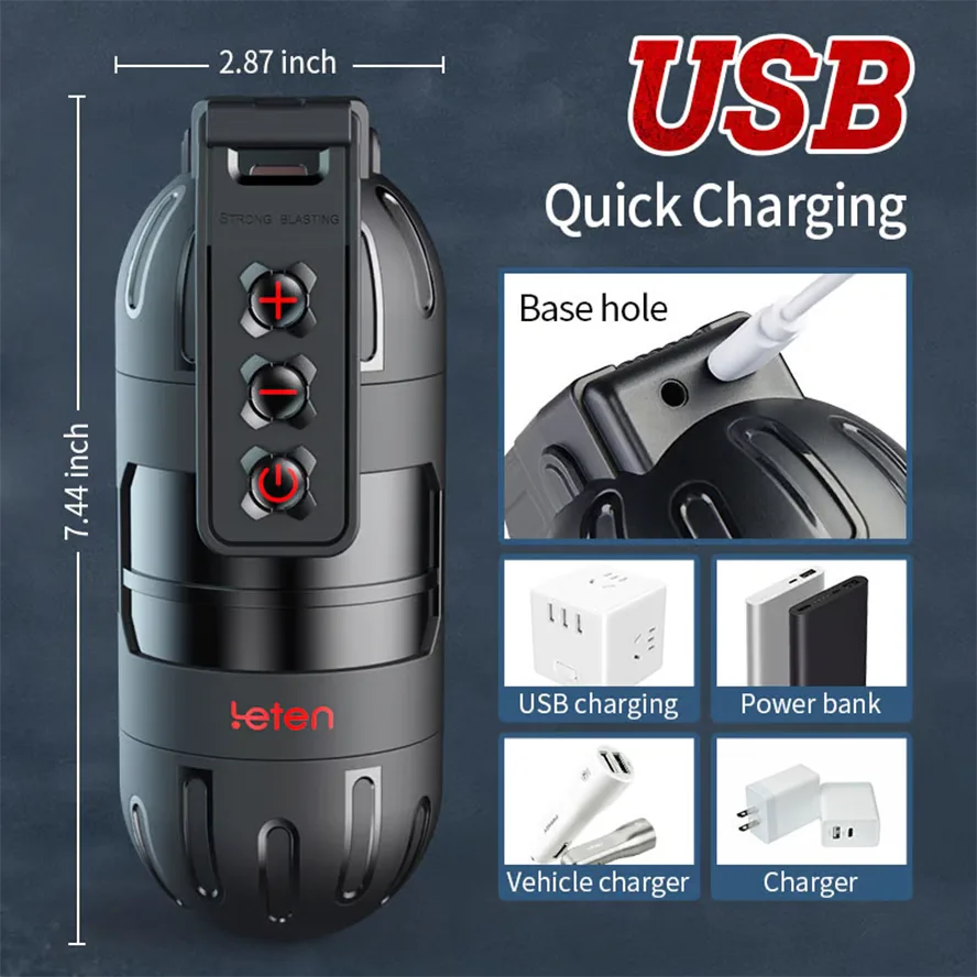 PV3 - Leten 10 Modes Vibrating Male Masturbator with APP Control – Realistic Pocket Pussy & Fleshlight Combo - Image 2