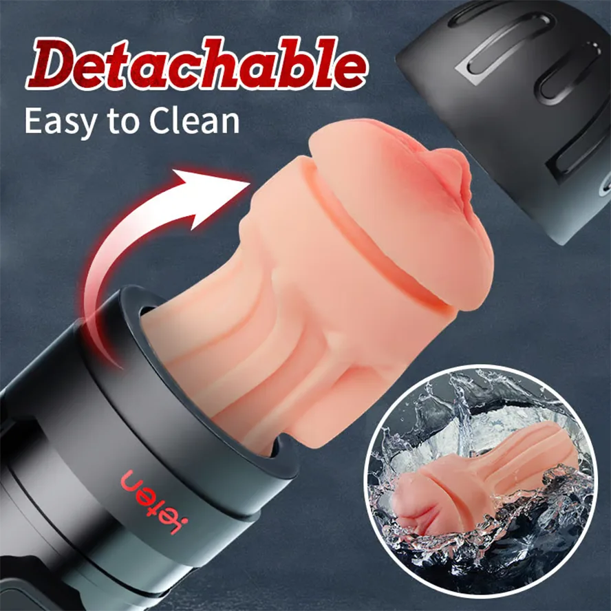 PV3 - Leten 10 Modes Vibrating Male Masturbator with APP Control – Realistic Pocket Pussy & Fleshlight Combo - Image 6