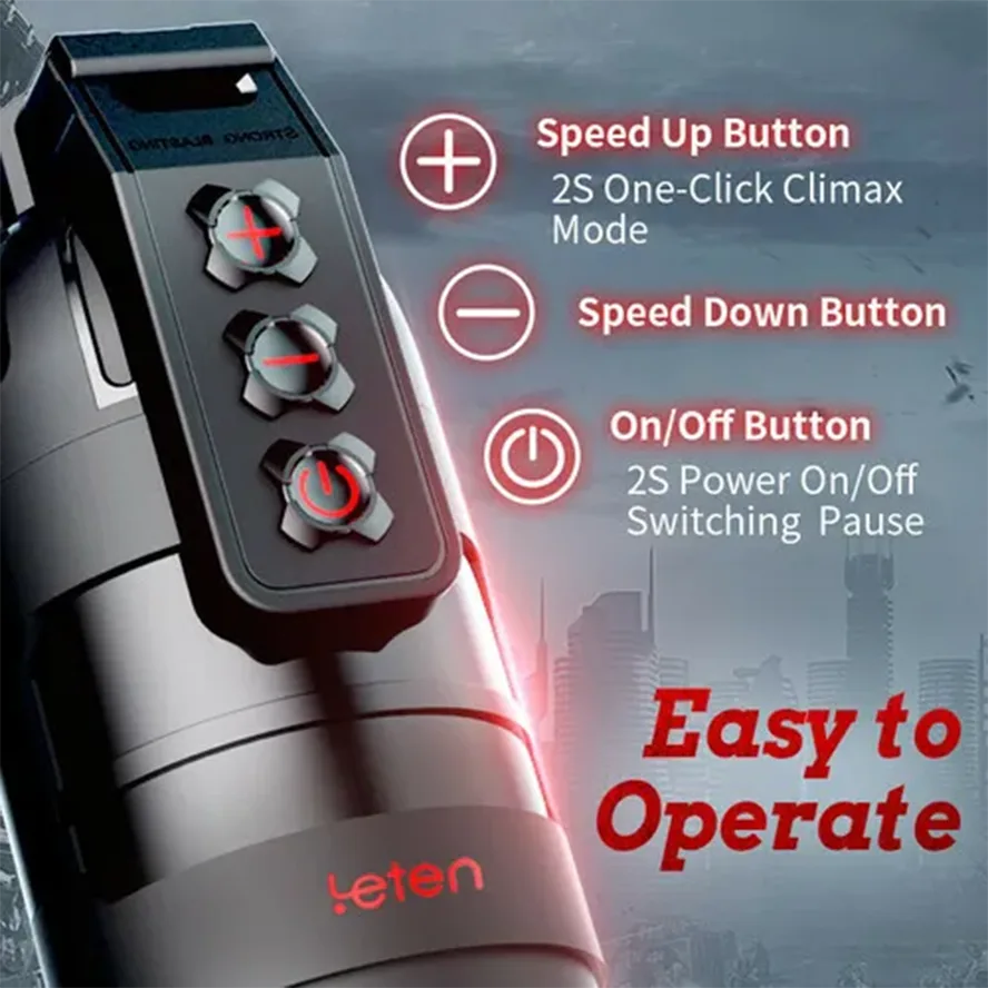 PV3 - Leten 10 Modes Vibrating Male Masturbator with APP Control – Realistic Pocket Pussy & Fleshlight Combo - Image 8