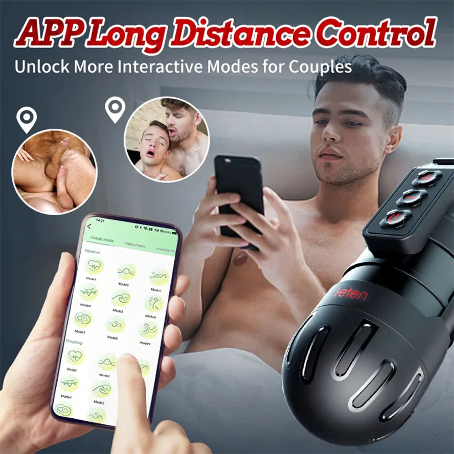 PV3 - Leten 10 Modes Vibrating Male Masturbator with APP Control – Realistic Pocket Pussy & Fleshlight Combo - Image 9