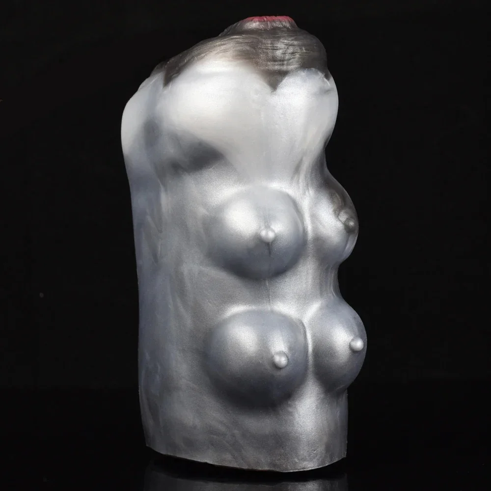 Cow Pocket Pussy Male Masturbator - Realistic Dual Penis Toy - Image 4