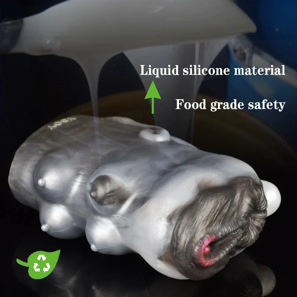 Cow Pocket Pussy Male Masturbator - Realistic Dual Penis Toy - Image 5