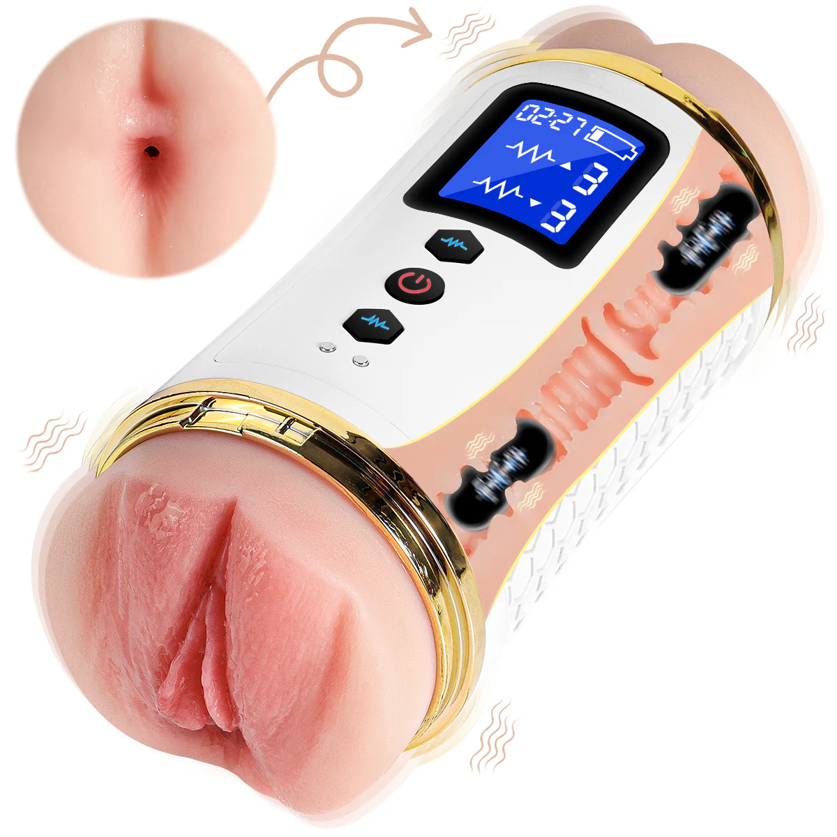 RealVagina B8004-B Male Masturbator Stroker With Realistic Vagina Pocket Pussy - Image 17