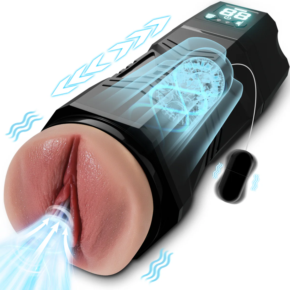 RealVagina B8005 Male Masturbator Stroker With Realistic Vagina Pocket Pussy - Image 5