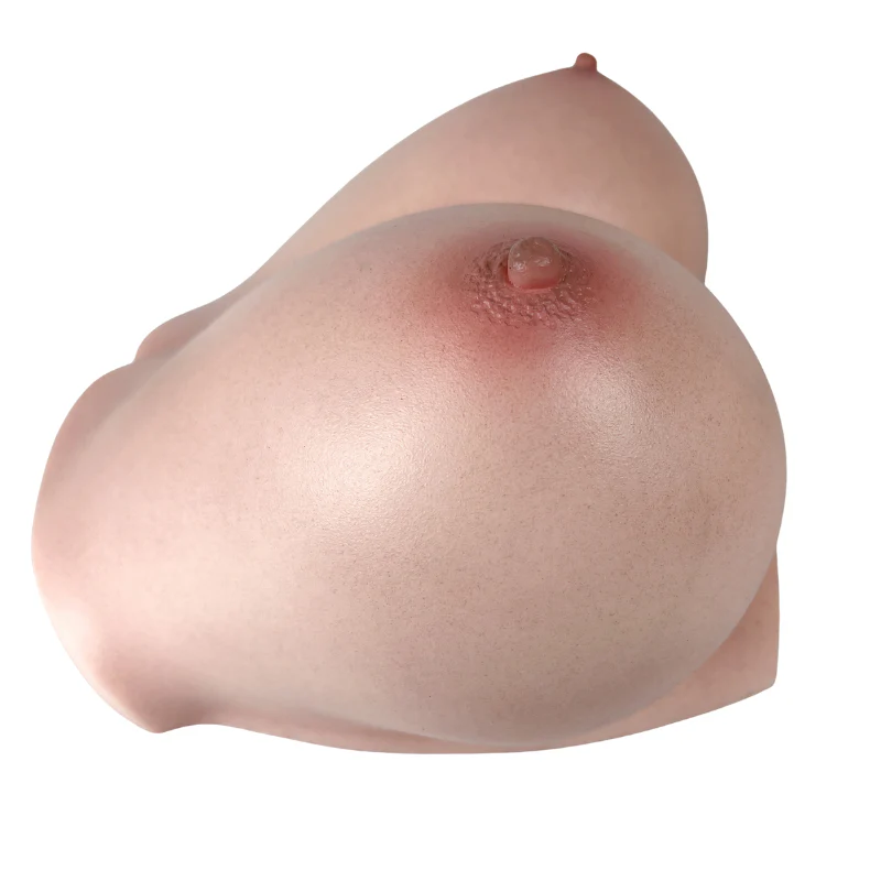 Realvagina Fake breast silicone with Realistic Skin texture Boobs Sex Toy Lifelike Breasts Male Masturbator Stroker - Image 3