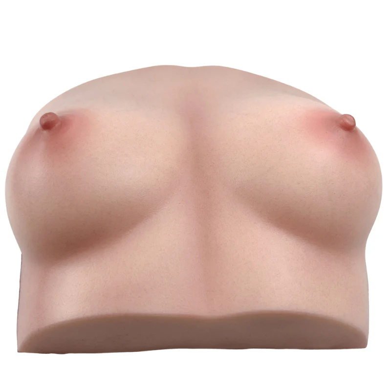 Realvagina Fake Silicone Breast with Realistic skin texture Boobs Sex Toy Lifelike Breasts Male Masturbator Stroker - Image 5
