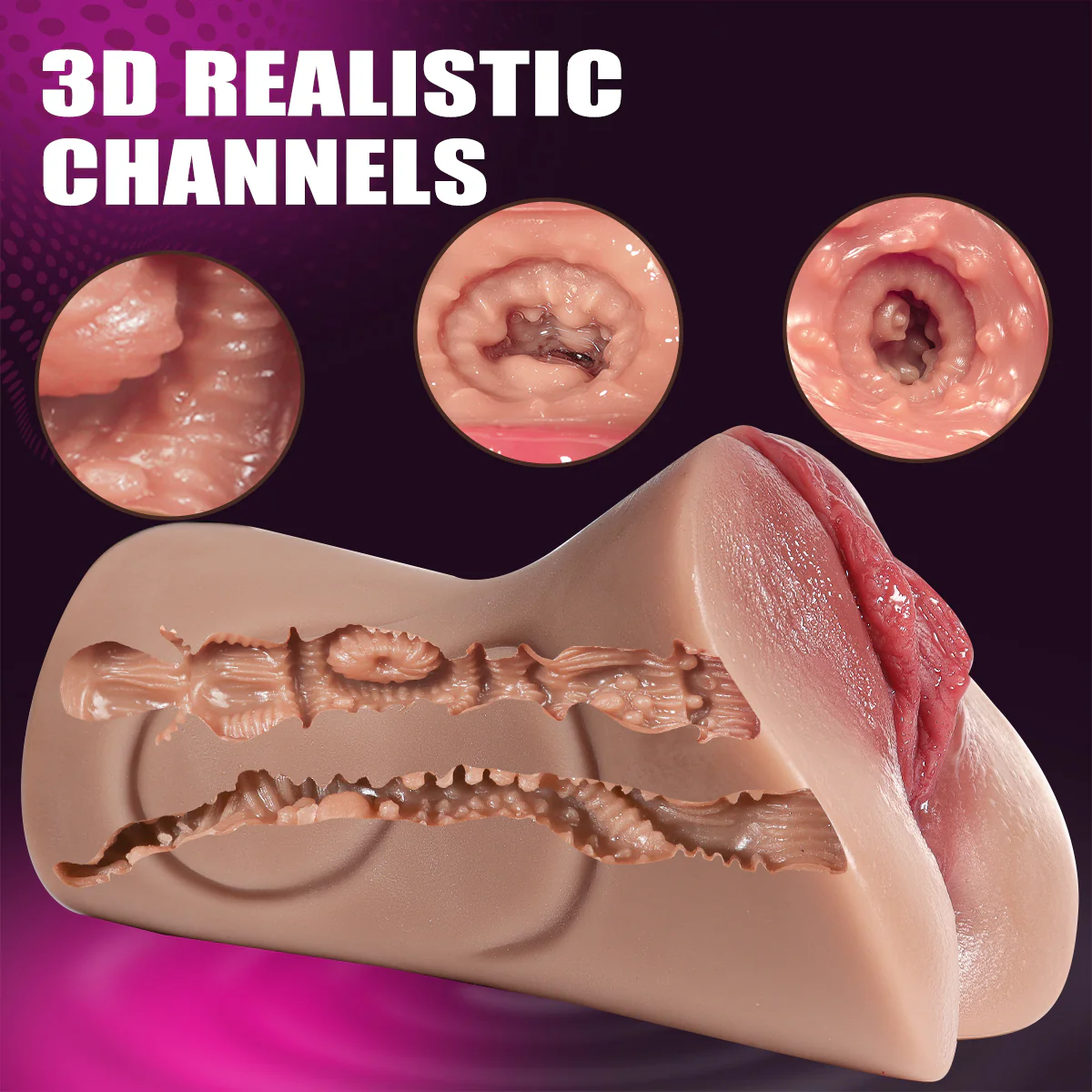 RealVagina P7018 Realistc Pocket Pussy With Realistic Skin Texture - Image 3