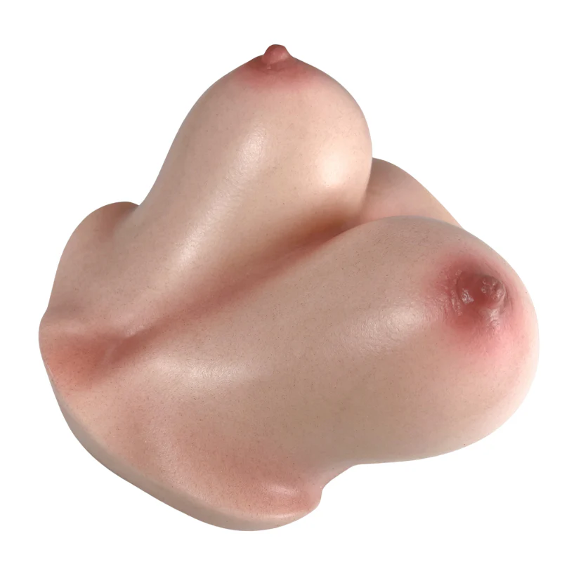 RealVagina Realistic Skin Texture Silicone Big Breast Boobs Sex Toy Lifelike Breasts Male Masturbator Stroker - Image 3