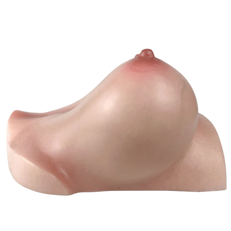 RealVagina Realistic Skin Texture Silicone Big Breast Boobs Sex Toy Lifelike Breasts Male Masturbator Stroker - Image 4