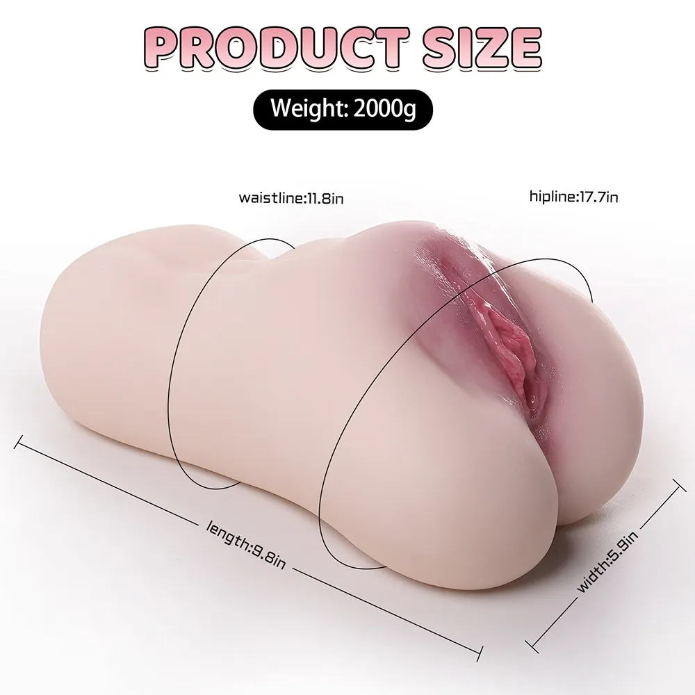 Sophia-4.4LB Large Size Realistic vagina Pocket Pussy Sex Toy - Image 2