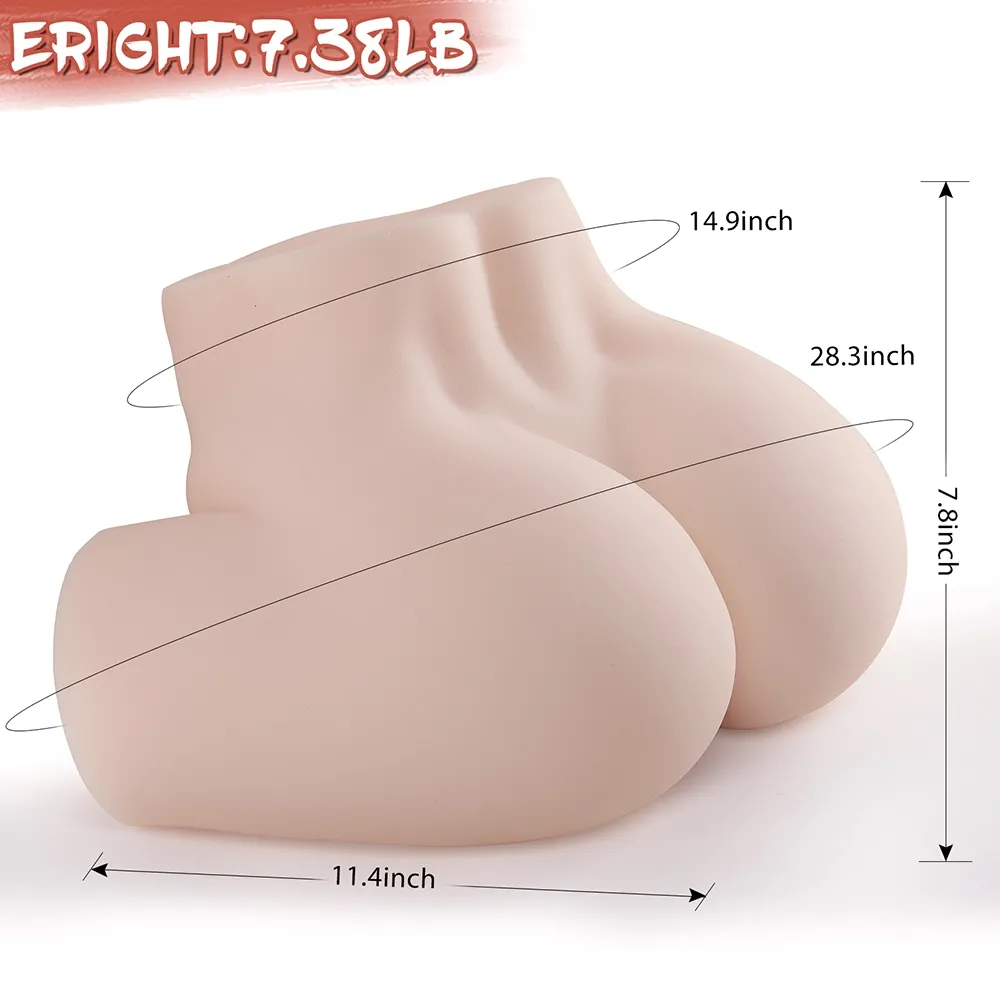 Sara-7.38LB Liquid Jelly Buttocks Torso Sex Toy - Image 8