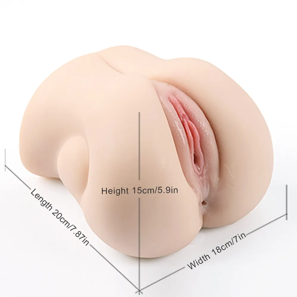 Siren-6.6LB Ultra Realistic Dual Channel Pocket Pussy - Image 4