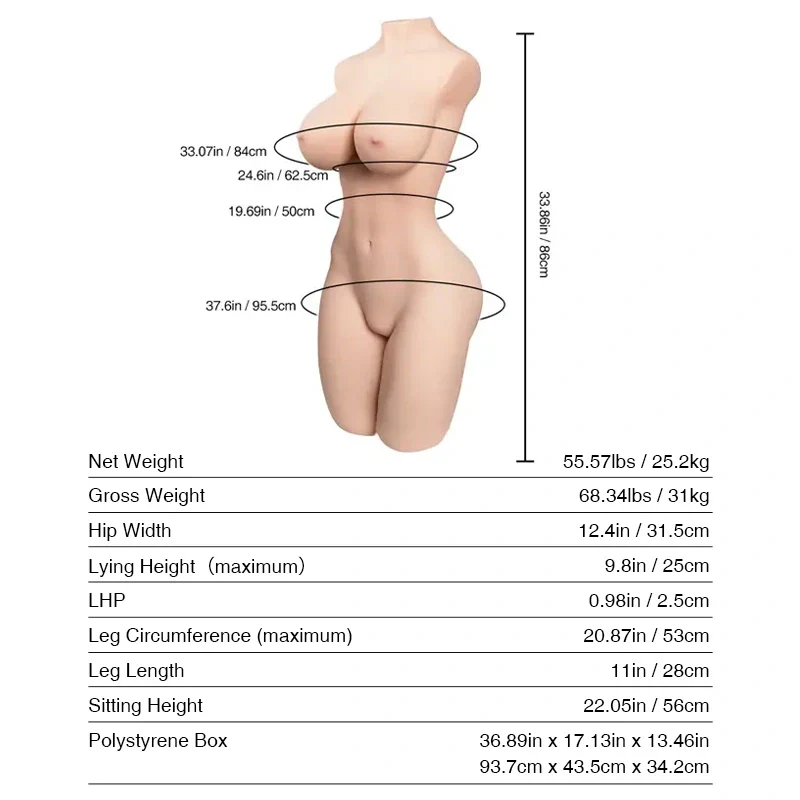 Tantaly Aurora 2.0: 55.6LB Anime Sex Doll Life Like Sex Doll - Image 11