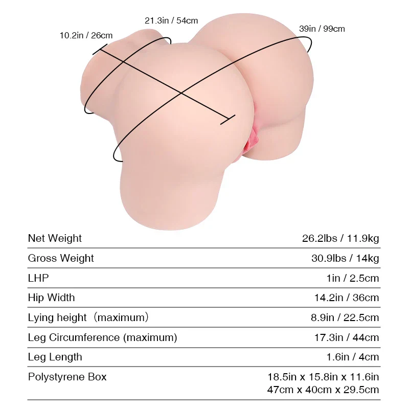 Tantaly Caroline: 26LB Life Size Ass Sex Doll with Soft Tantabutt - Image 4