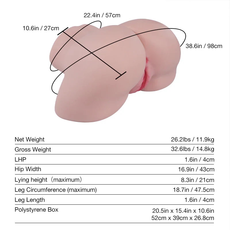 Tantaly Kylie: 26LB Realistic Ass Sex Doll with Removable Vagina - Image 4