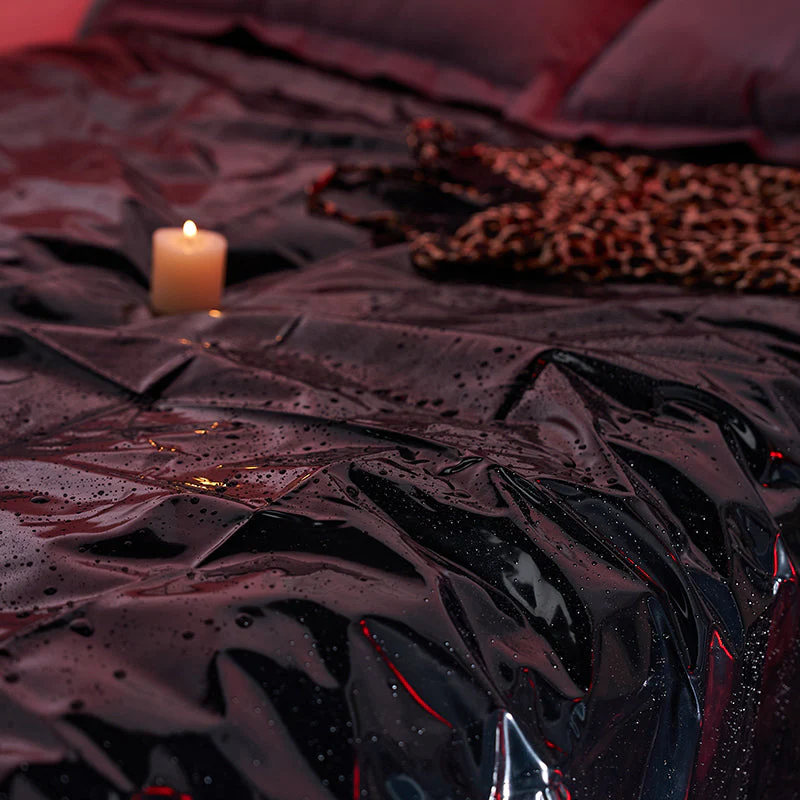 Tantaly PVC Adult Sex Game Waterproof Sheet (86.61in × 78.74in) - Image 3