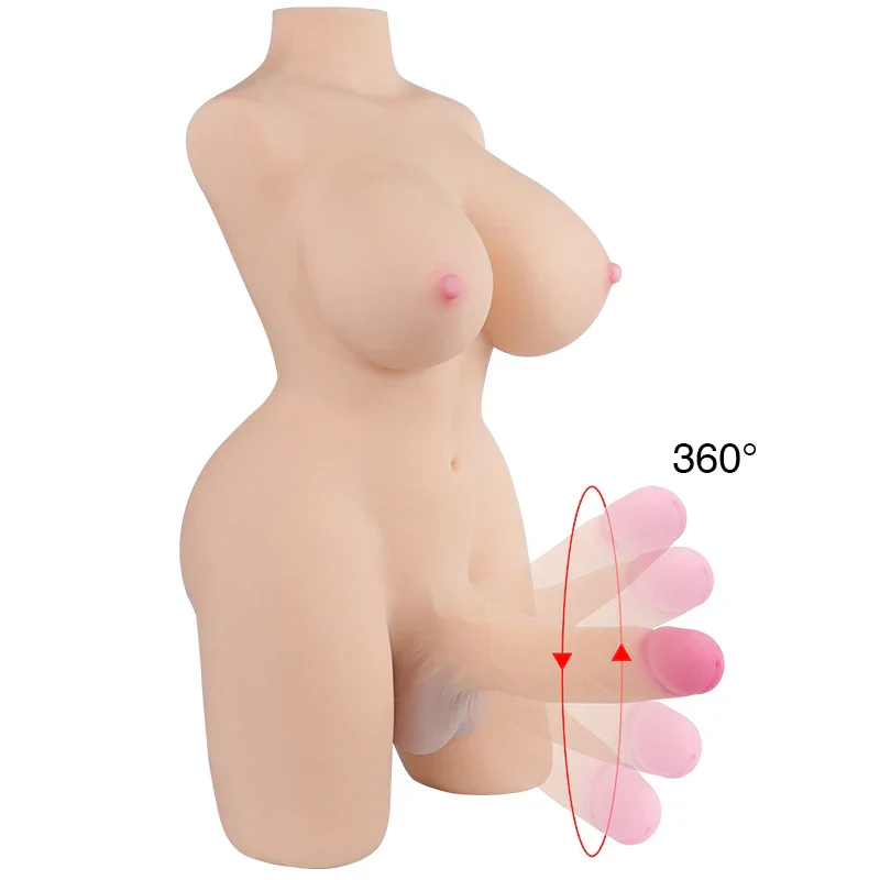 Tantaly Sarina: 20LB Trans Sex Doll Torso with Big Dick,Soft tits - Image 12