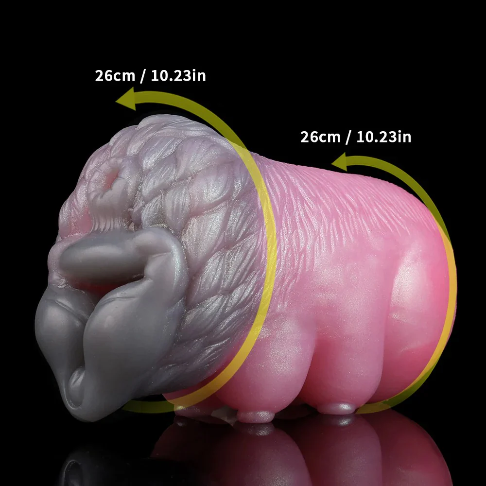 Wolf Beauty Pocket Pussy Male Masturbator - Fantasy Silicone - Image 11