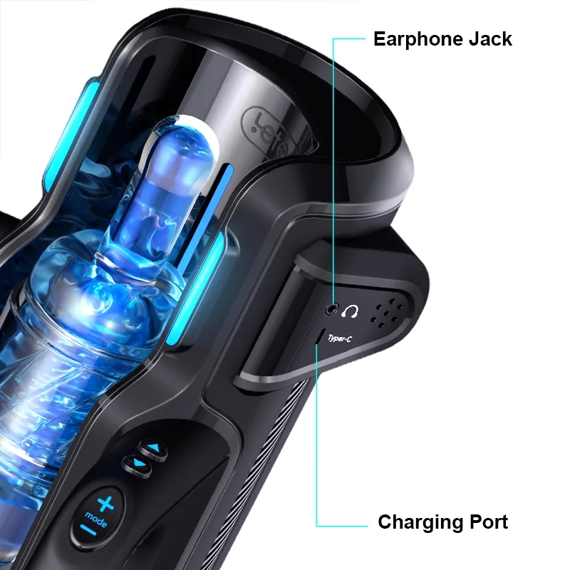 XT5 Handle Auto Stroker 10 Modes 10 Speeds 700 Strokes Per Min - Image 4